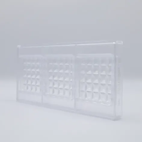 Chocolate mould bar square - each